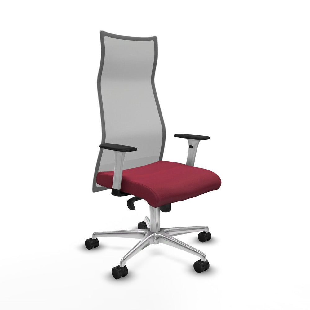 Sedia da Ufficio Albacete Piqueras y Crespo B1B086N Rosso Granato
