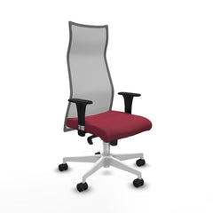Sedia da Ufficio Albacete Piqueras y Crespo B1C026N Rosso Granato