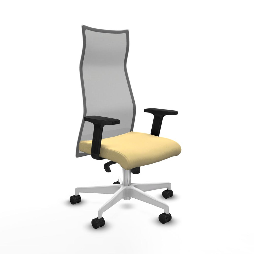 Sedia da Ufficio Piqueras y Crespo B2D026N Crema