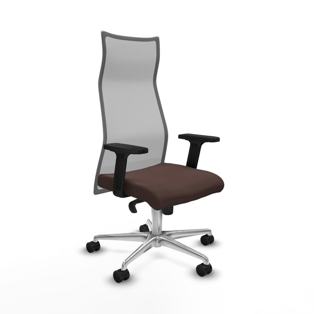 Sedia da Ufficio Piqueras y Crespo B2D086N Marrone scuro