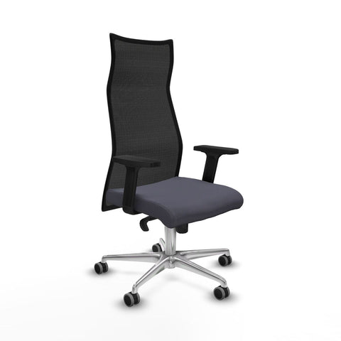 Poltrona da Ufficio Piqueras y Crespo B2D086G Grigio scuro