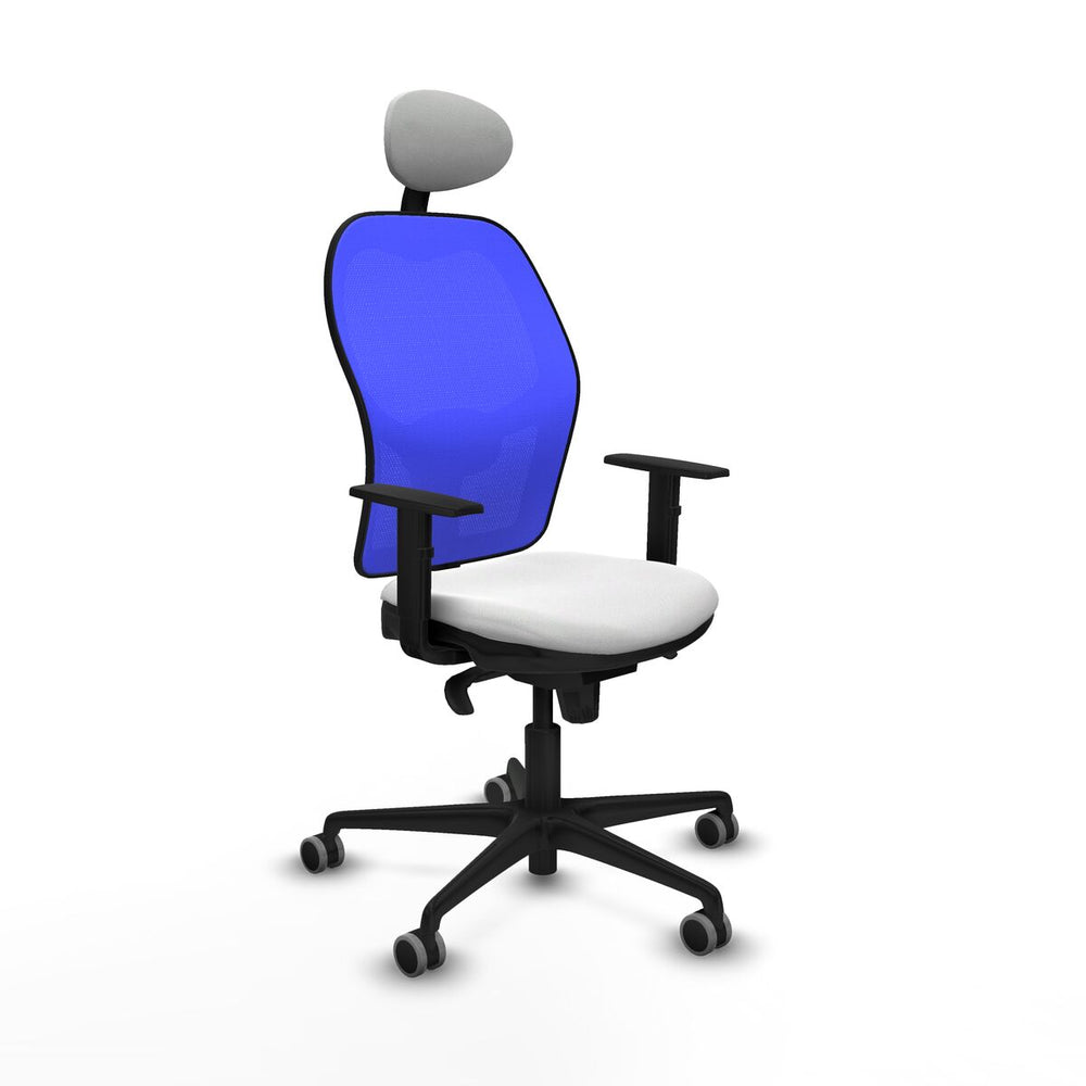 Sedia Ufficio con Poggiatesta Jorquera Piqueras y Crespo 1D036G1 Bianco