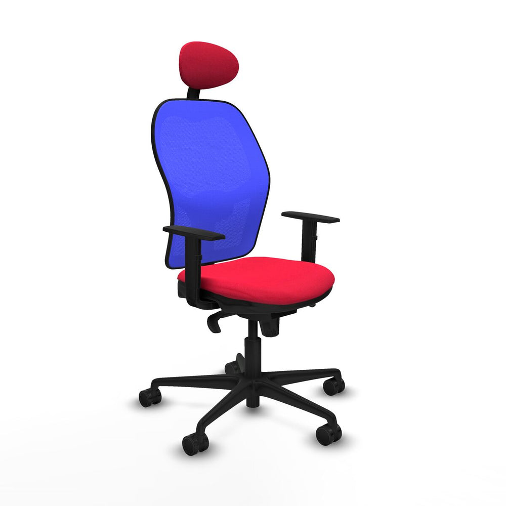 Sedia Ufficio con Poggiatesta Jorquera Piqueras y Crespo 1D036N1 Rosso