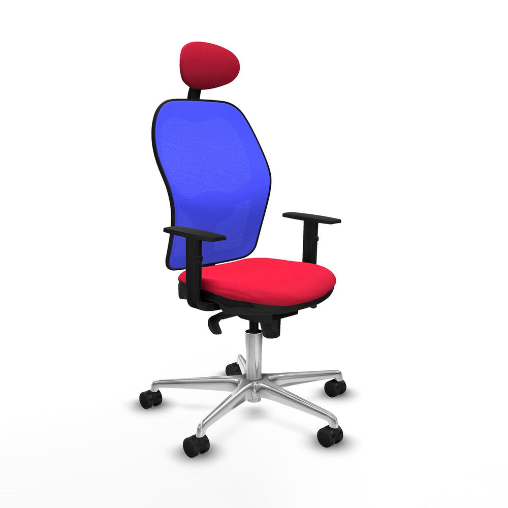 Sedia Ufficio con Poggiatesta Jorquera Piqueras y Crespo 1D086N1 Rosso