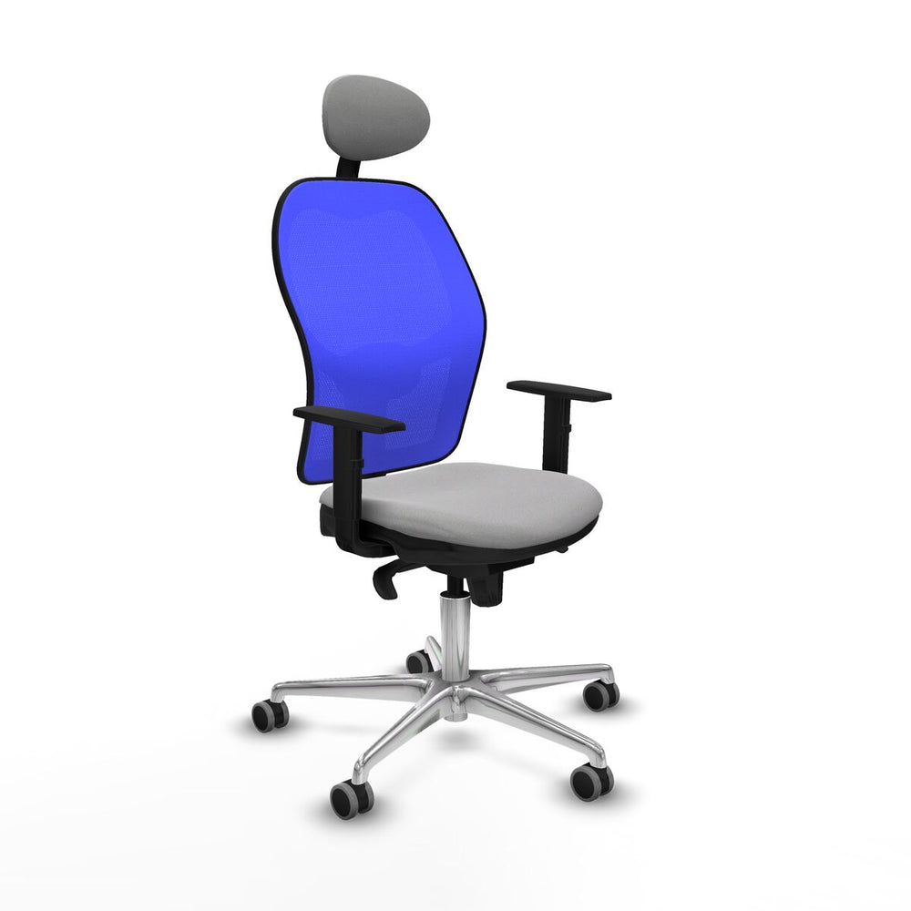 Sedia Ufficio con Poggiatesta Jorquera Piqueras y Crespo 1D086G1 Grigio chiaro