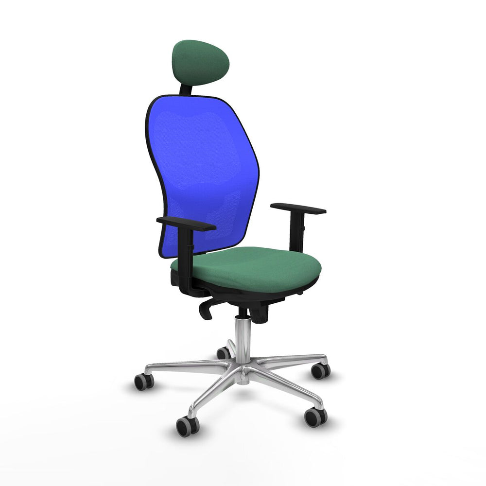 Sedia Ufficio con Poggiatesta Jorquera Piqueras y Crespo 1D086G1 Verde Smeraldo