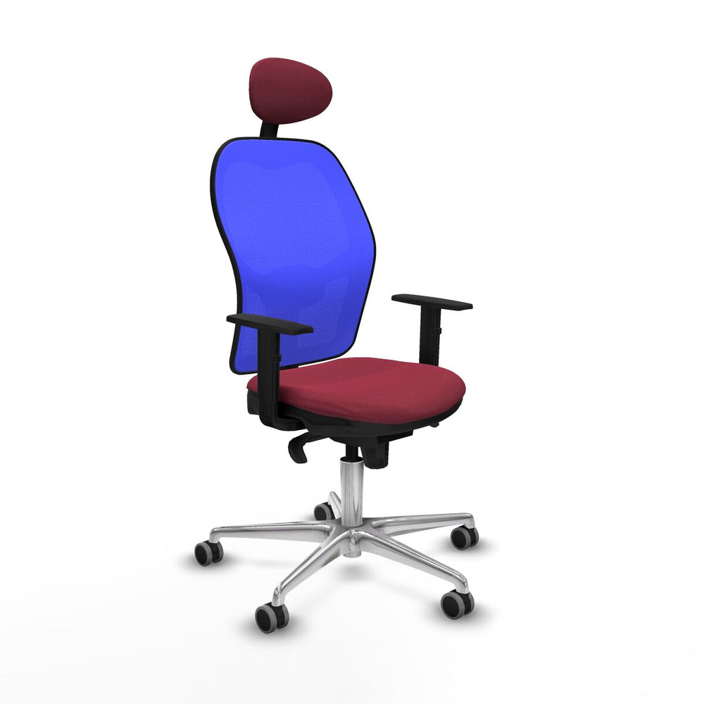 Office Chair with Headrest Jorquera Piqueras y Crespo 1D086G1 Maroon