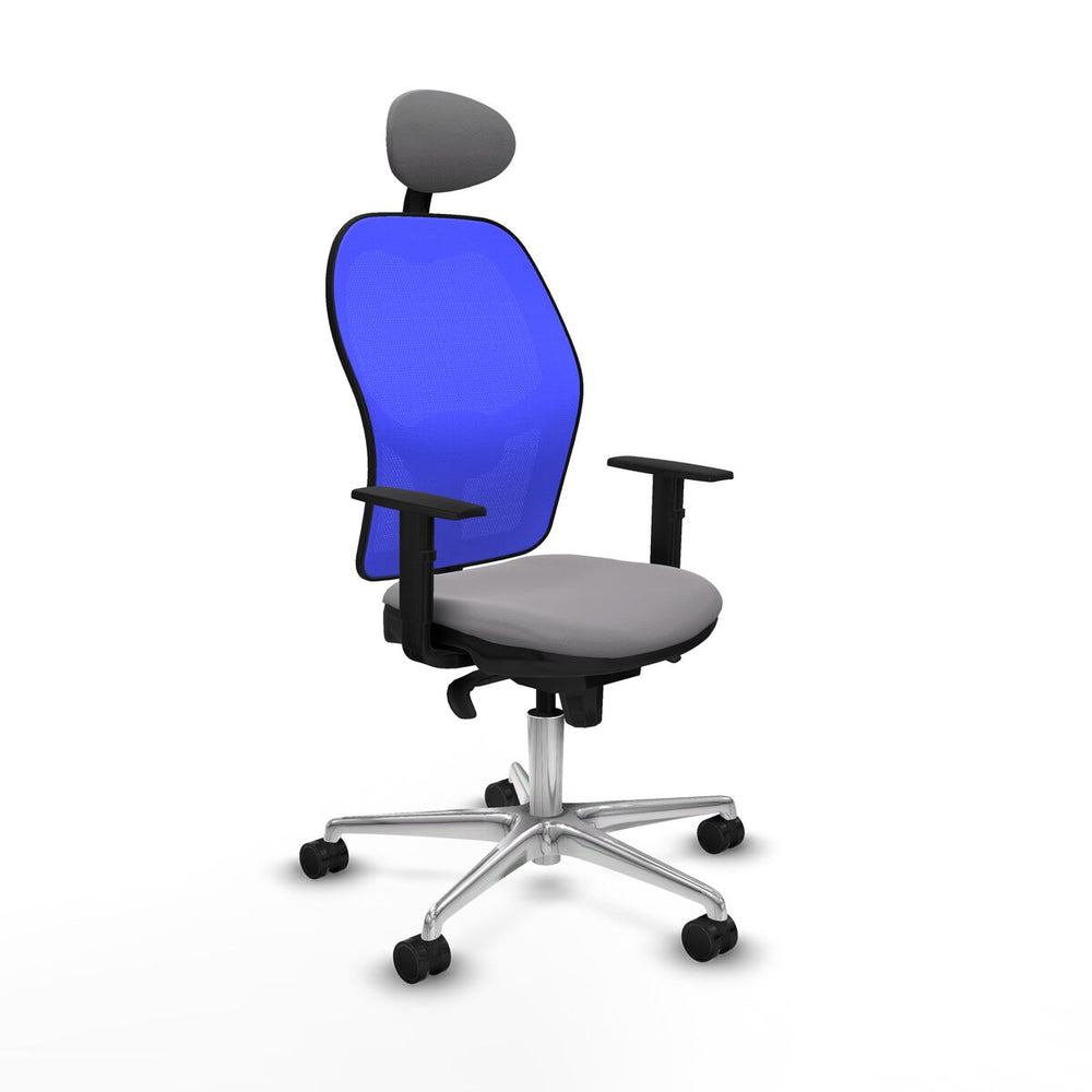 Sedia Ufficio con Poggiatesta Jorquera Piqueras y Crespo 1D086N1 Grigio