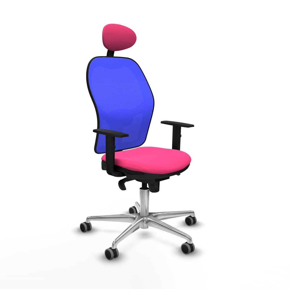 Office Chair with Headrest Jorquera Piqueras y Crespo 1D086G1 Pink