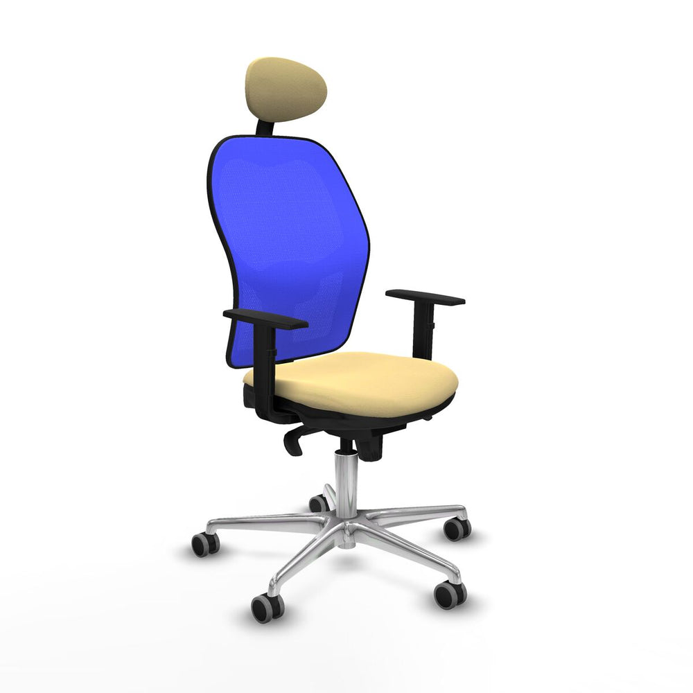 Silla de Oficina con Cabecero Jorquera Piqueras y Crespo 1D086G1 Crema