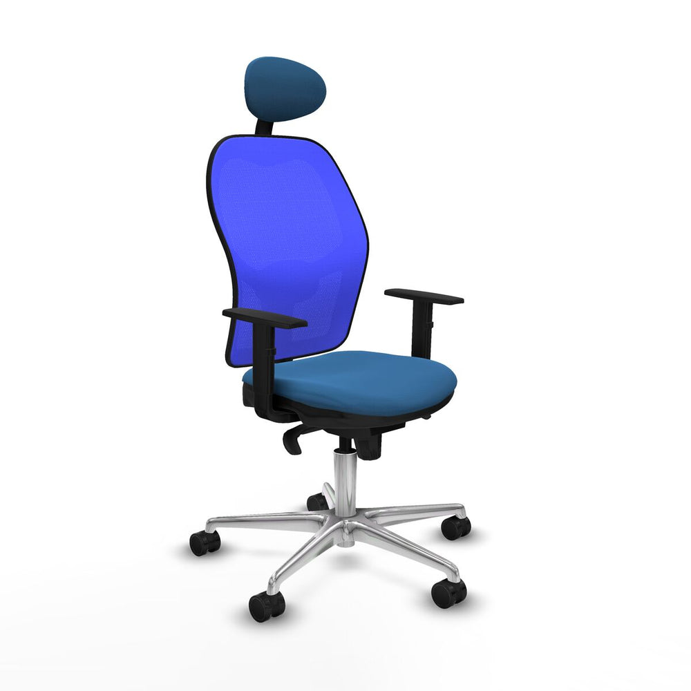 Sedia Ufficio con Poggiatesta Jorquera Piqueras y Crespo 1D086N1 Azzurro Chiaro
