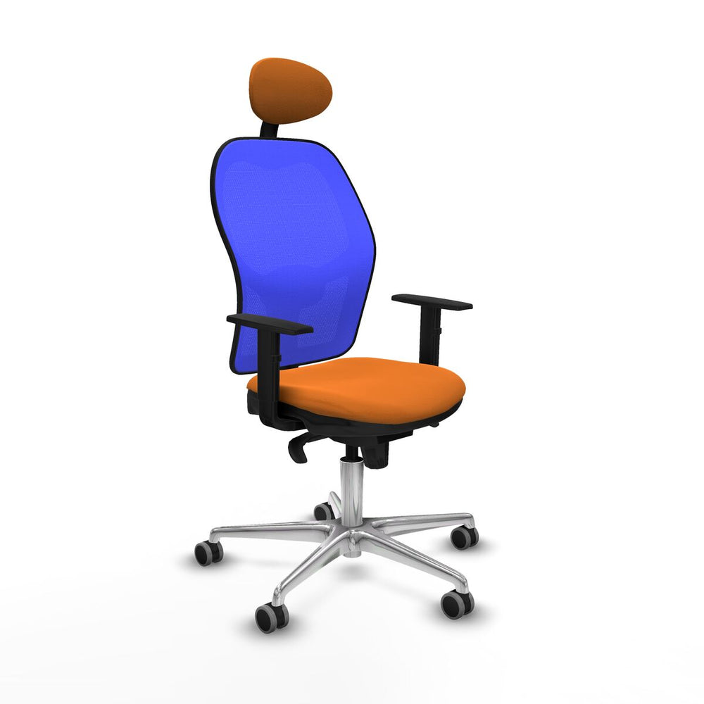 Sedia Ufficio con Poggiatesta Jorquera Piqueras y Crespo 1D086G1 Arancio