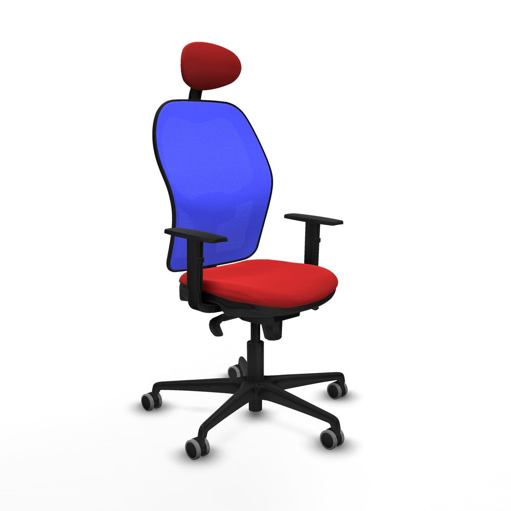 Sedia Ufficio con Poggiatesta Jorquera Piqueras y Crespo 1D036G1 Rosso