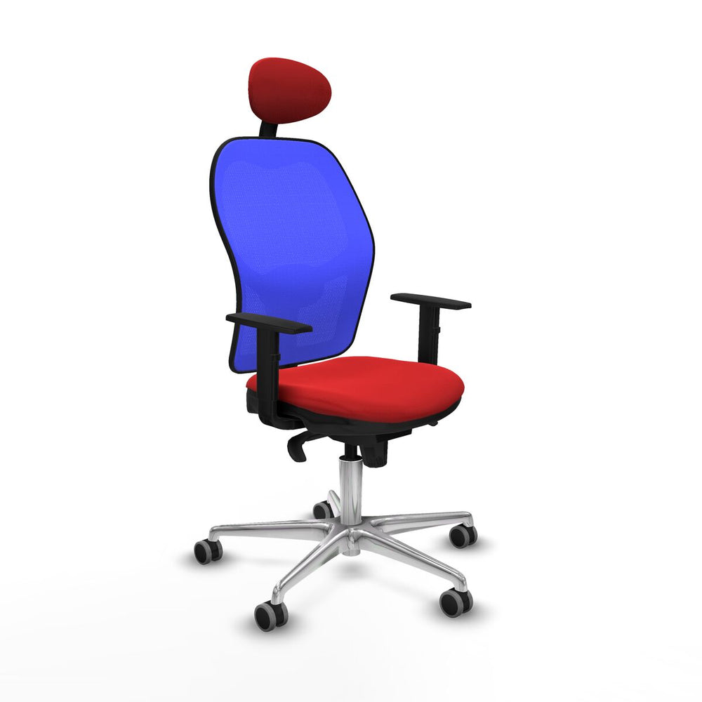 Office Chair with Headrest Jorquera Piqueras y Crespo 1D086G1 Red