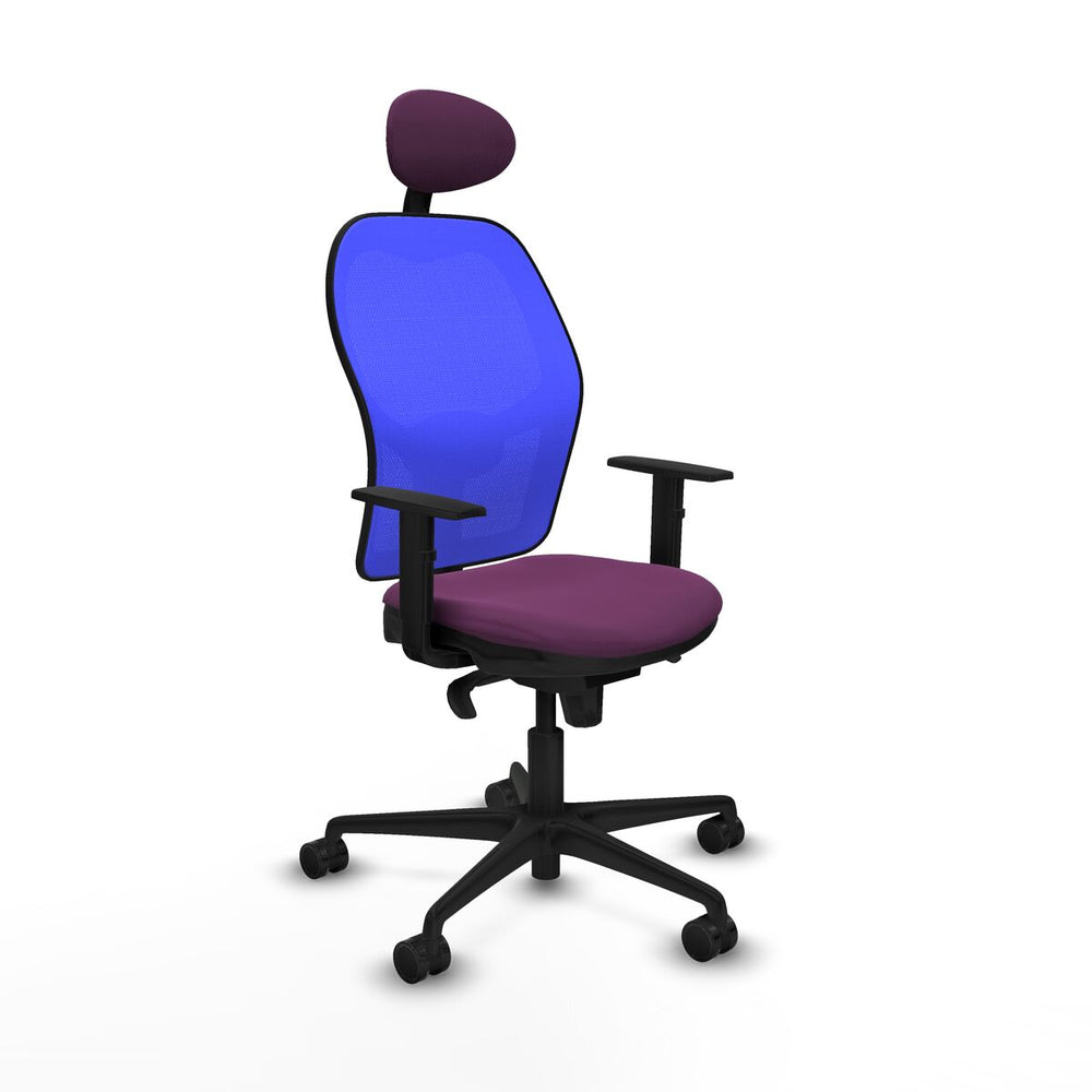 Sedia Ufficio con Poggiatesta Jorquera Piqueras y Crespo 1D036N1 Viola