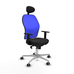 Sedia Ufficio con Poggiatesta Jorquera Piqueras y Crespo 1D086G1 Nero