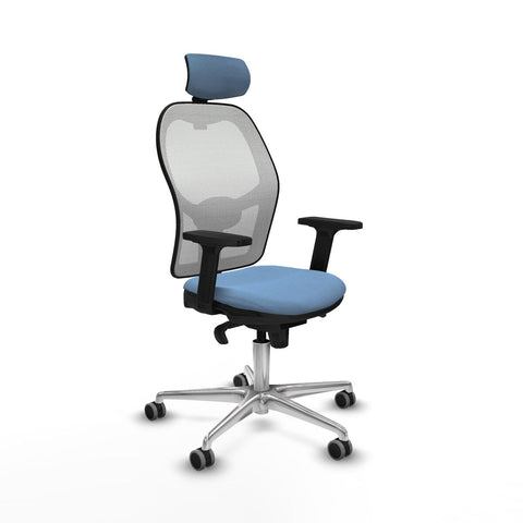 Office Chair with Headrest Piqueras y Crespo 2D086G2 Sky blue