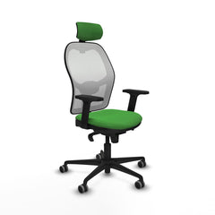 Sedia Ufficio con Poggiatesta Piqueras y Crespo 2D036G2 Verde