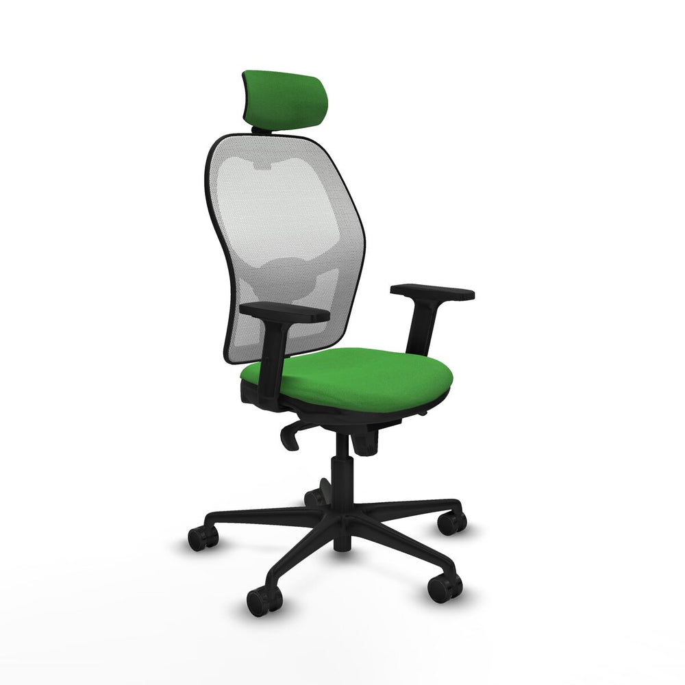 Sedia Ufficio con Poggiatesta Piqueras y Crespo 2D036N2 Verde