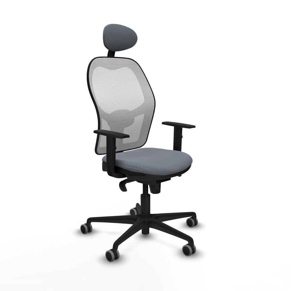 Sedia Ufficio con Poggiatesta Jorquera Piqueras y Crespo 1D036G1 Grigio