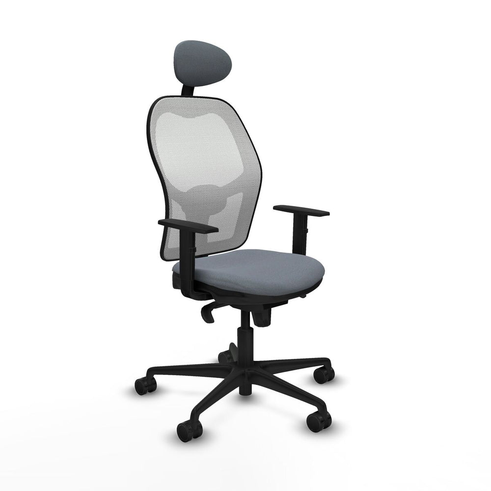 Sedia Ufficio con Poggiatesta Jorquera Piqueras y Crespo 1D036N1 Grigio