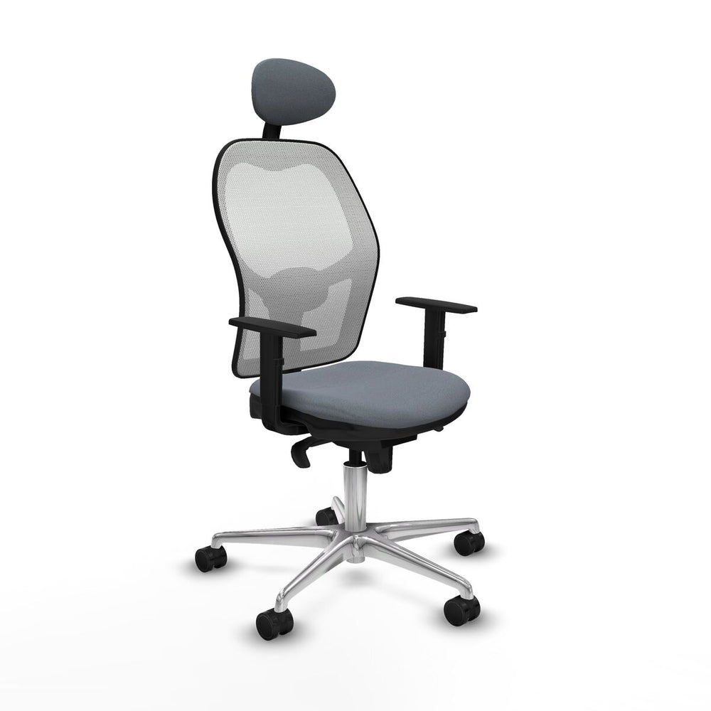 Sedia Ufficio con Poggiatesta Jorquera Piqueras y Crespo 1D086N1 Grigio