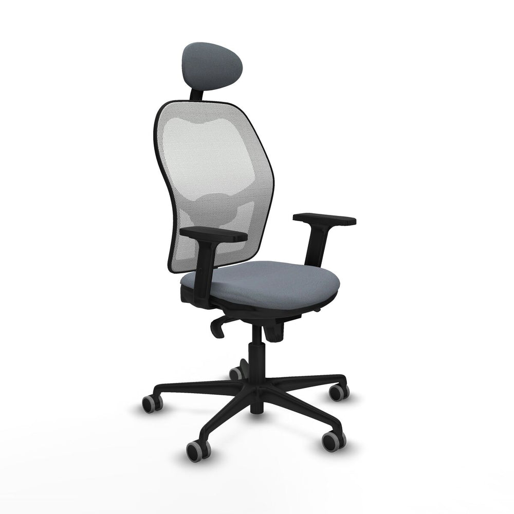 Sedia Ufficio con Poggiatesta Piqueras y Crespo 2D036G1 Grigio
