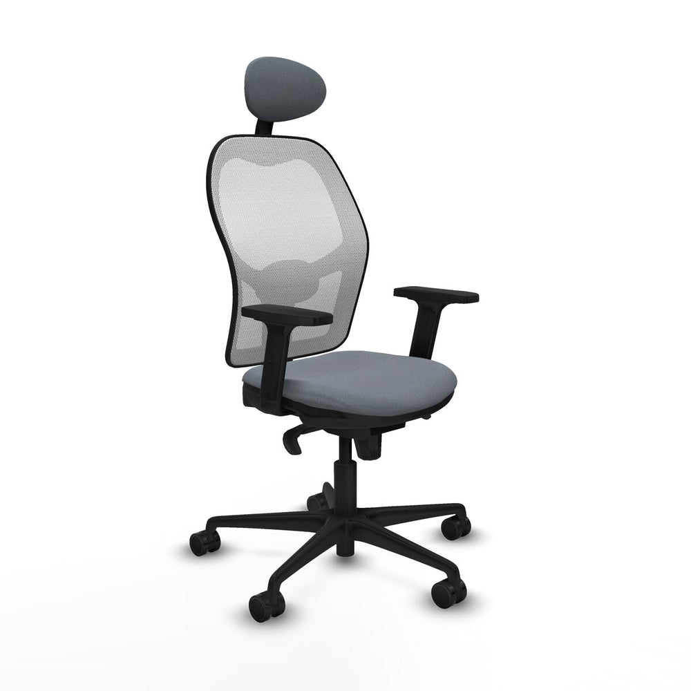 Sedia Ufficio con Poggiatesta Piqueras y Crespo 2D036N1 Grigio