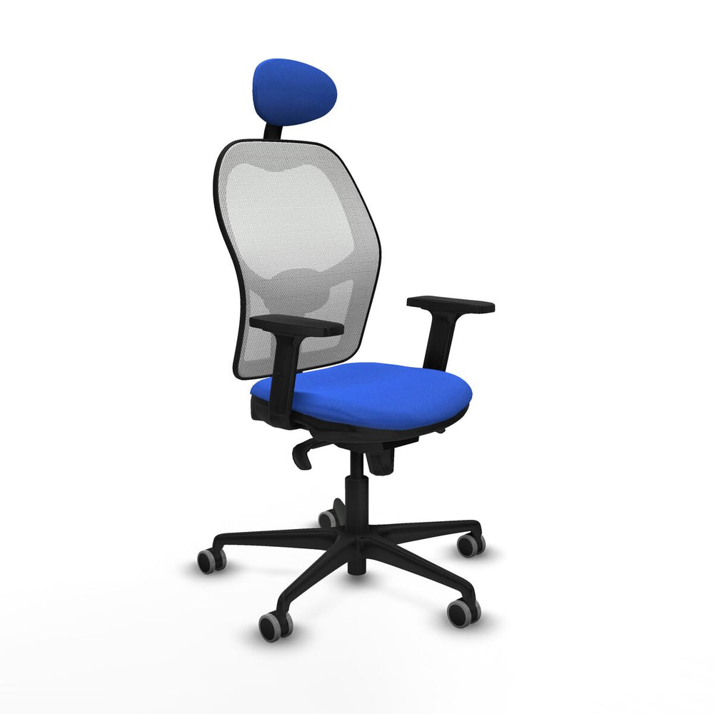 Sedia Ufficio con Poggiatesta Piqueras y Crespo 2D036G1 Azzurro