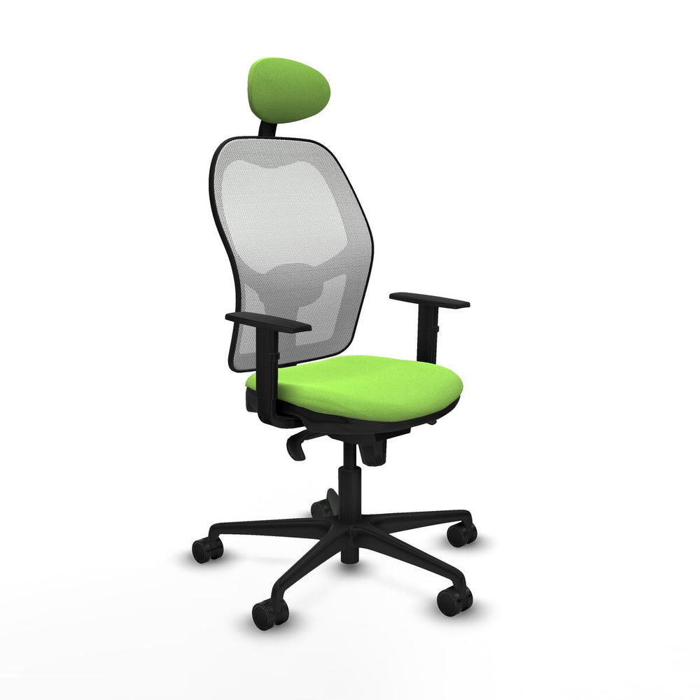 Sedia Ufficio con Poggiatesta Jorquera Piqueras y Crespo 1D036N1 Pistacchio