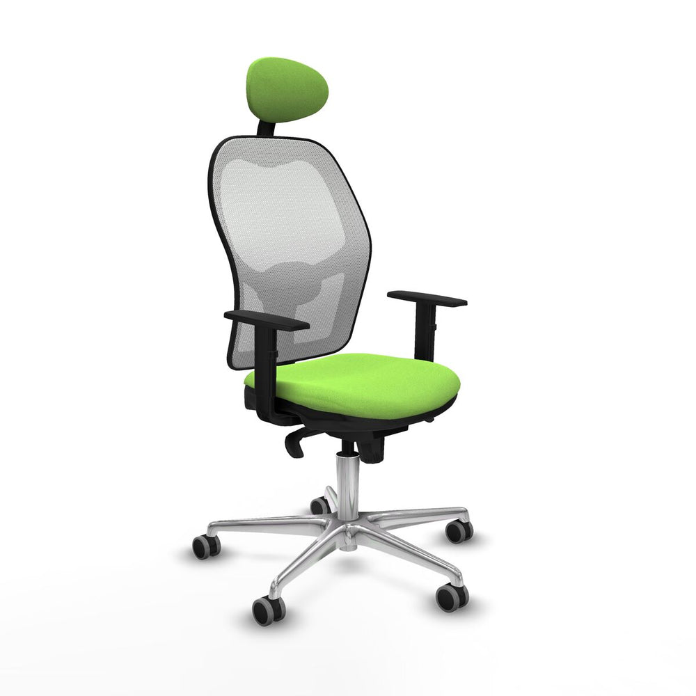 Sedia Ufficio con Poggiatesta Jorquera Piqueras y Crespo 1D086G1 Pistacchio