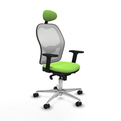 Sedia Ufficio con Poggiatesta Piqueras y Crespo 2D086N1 Pistacchio