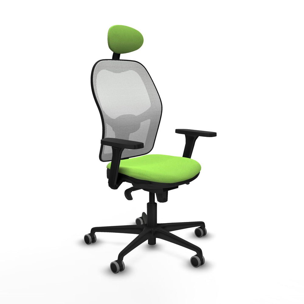 Sedia Ufficio con Poggiatesta Piqueras y Crespo 3D036G1 Pistacchio