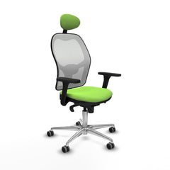 Sedia Ufficio con Poggiatesta Piqueras y Crespo 3D086G1 Pistacchio