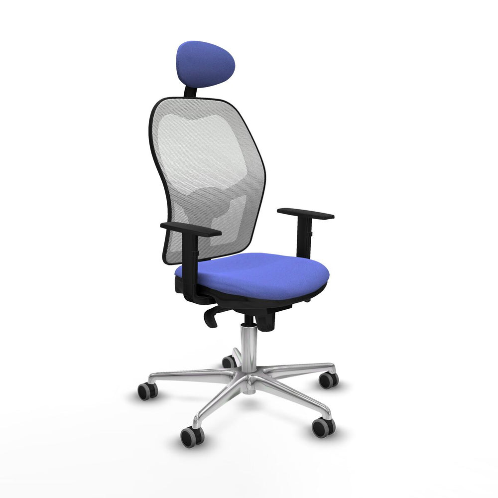 Sedia Ufficio con Poggiatesta Jorquera Piqueras y Crespo 1D086G1 Azzurro Chiaro