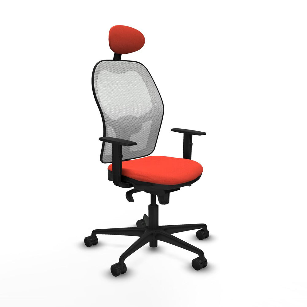 Sedia Ufficio con Poggiatesta Jorquera Piqueras y Crespo 1D036N1 Arancione scuro