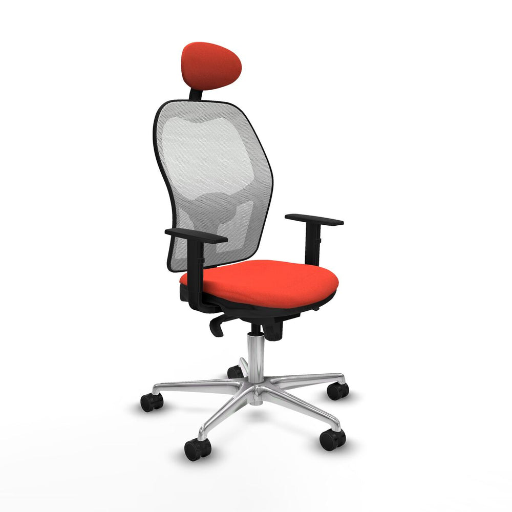 Sedia Ufficio con Poggiatesta Jorquera Piqueras y Crespo 1D086N1 Arancione scuro