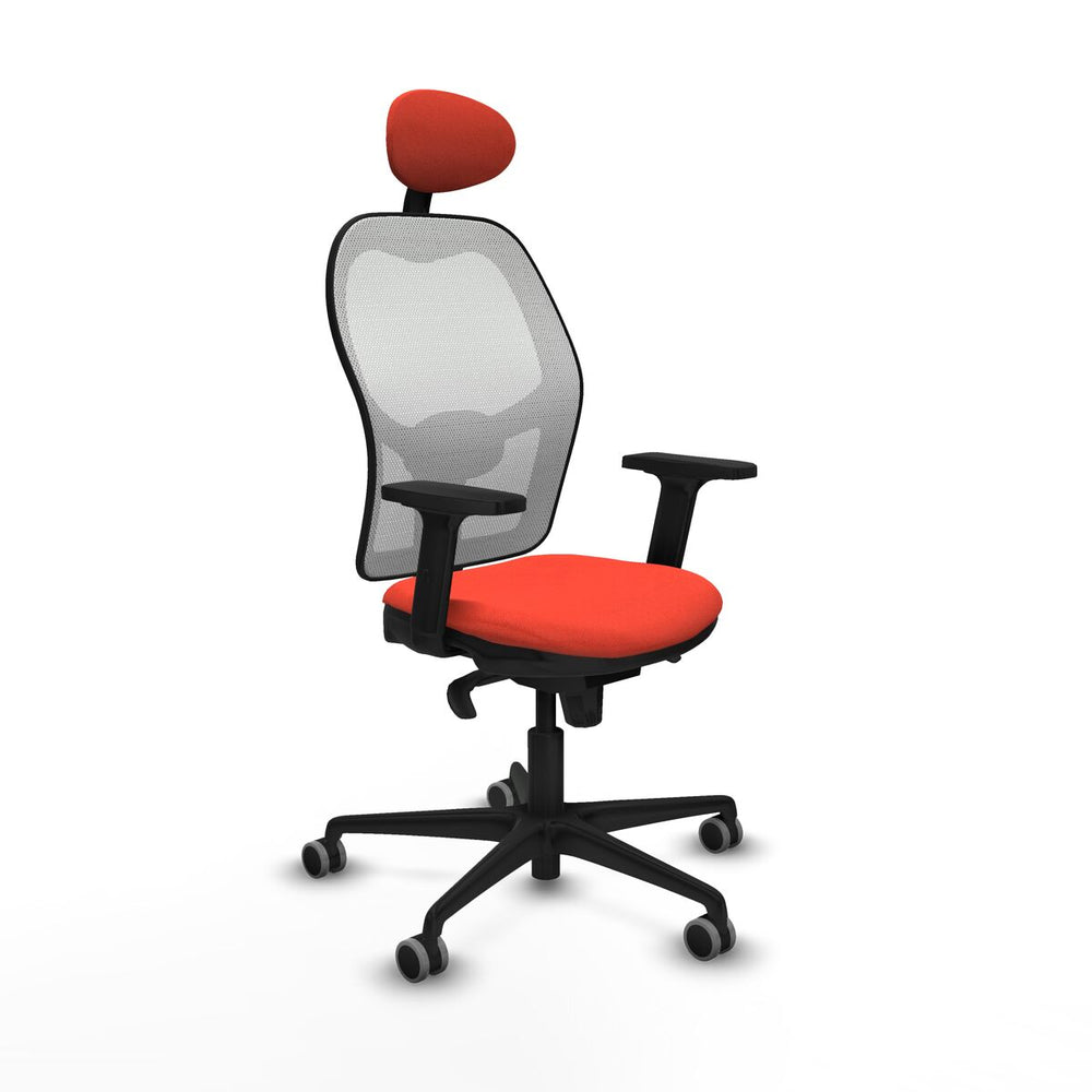 Sedia Ufficio con Poggiatesta Piqueras y Crespo 2D036G1 Arancione scuro