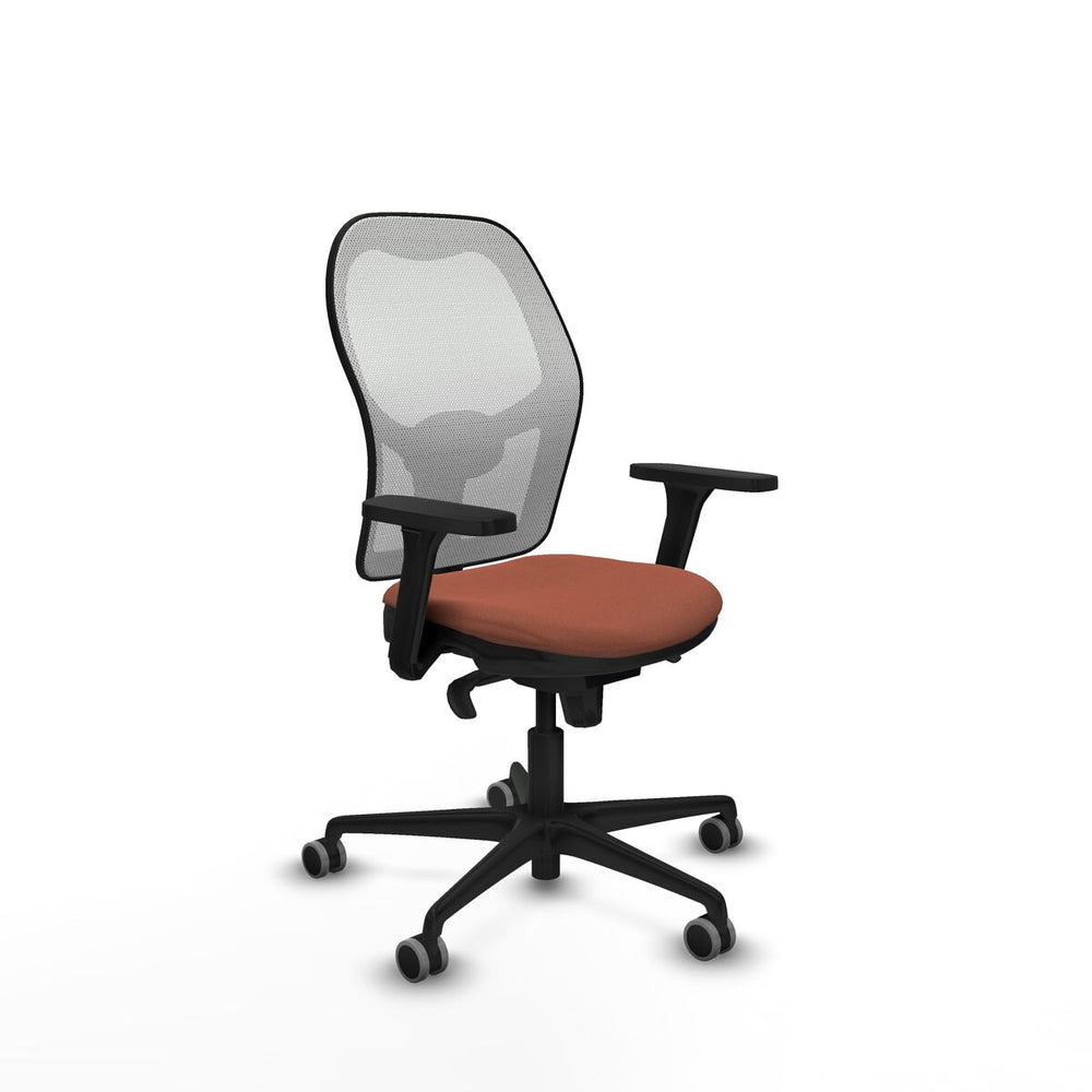 Sedia da Ufficio Piqueras y Crespo 3D036G0 Bianco Marrone