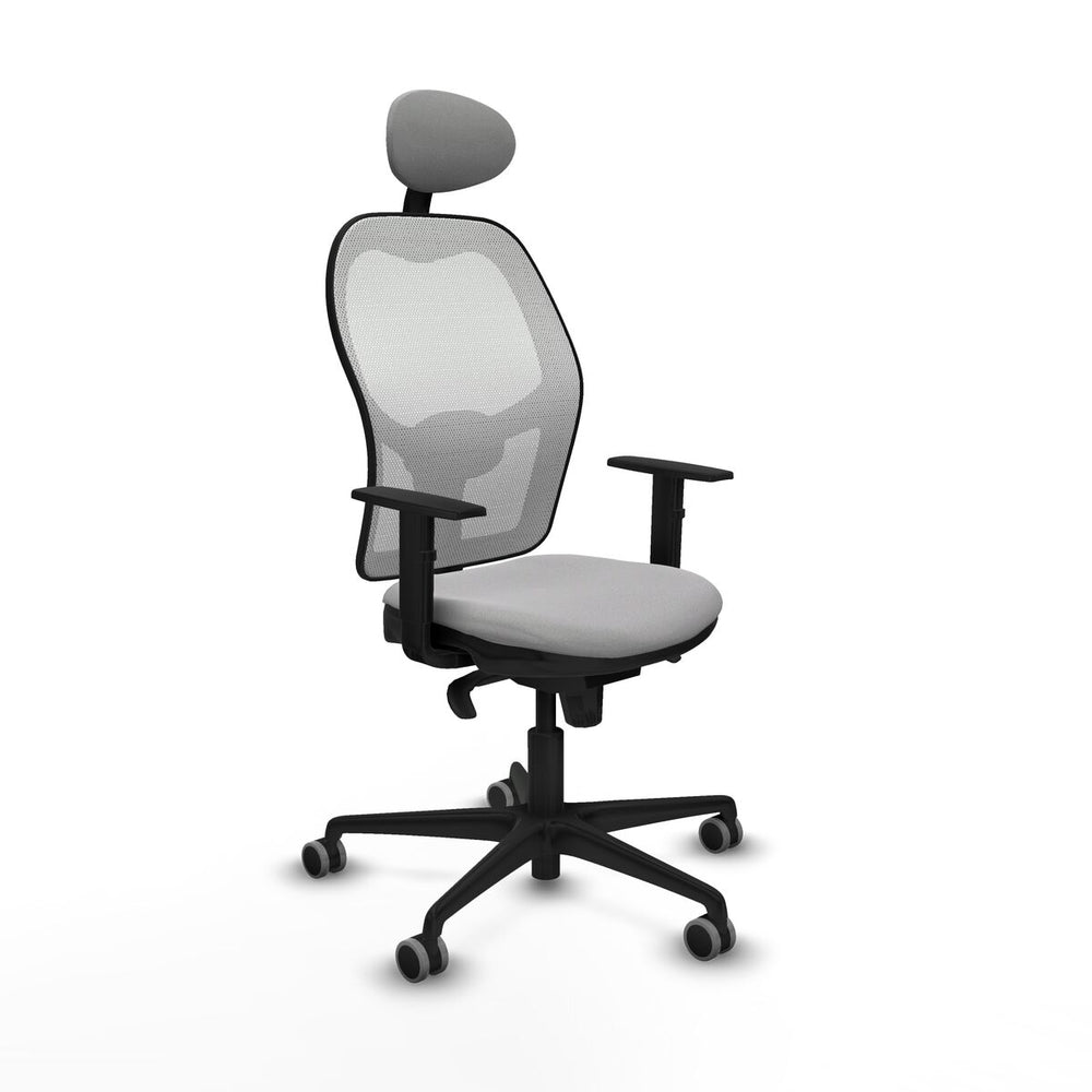 Sedia Ufficio con Poggiatesta Jorquera Piqueras y Crespo 1D036G1 Grigio chiaro