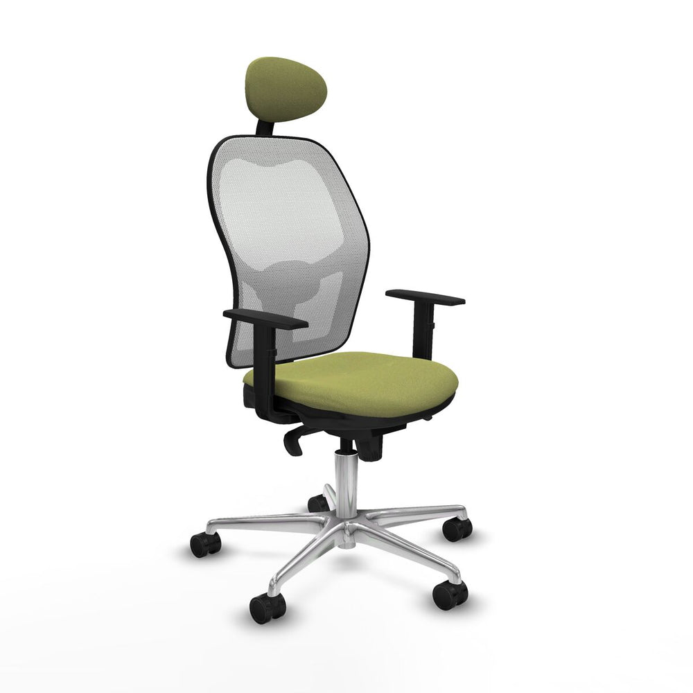 Sedia Ufficio con Poggiatesta Jorquera Piqueras y Crespo 1D086N1 Verde