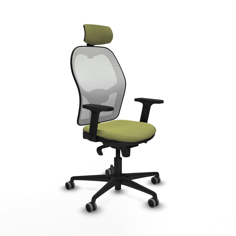 Sedia Ufficio con Poggiatesta Piqueras y Crespo 2D036G2 Verde