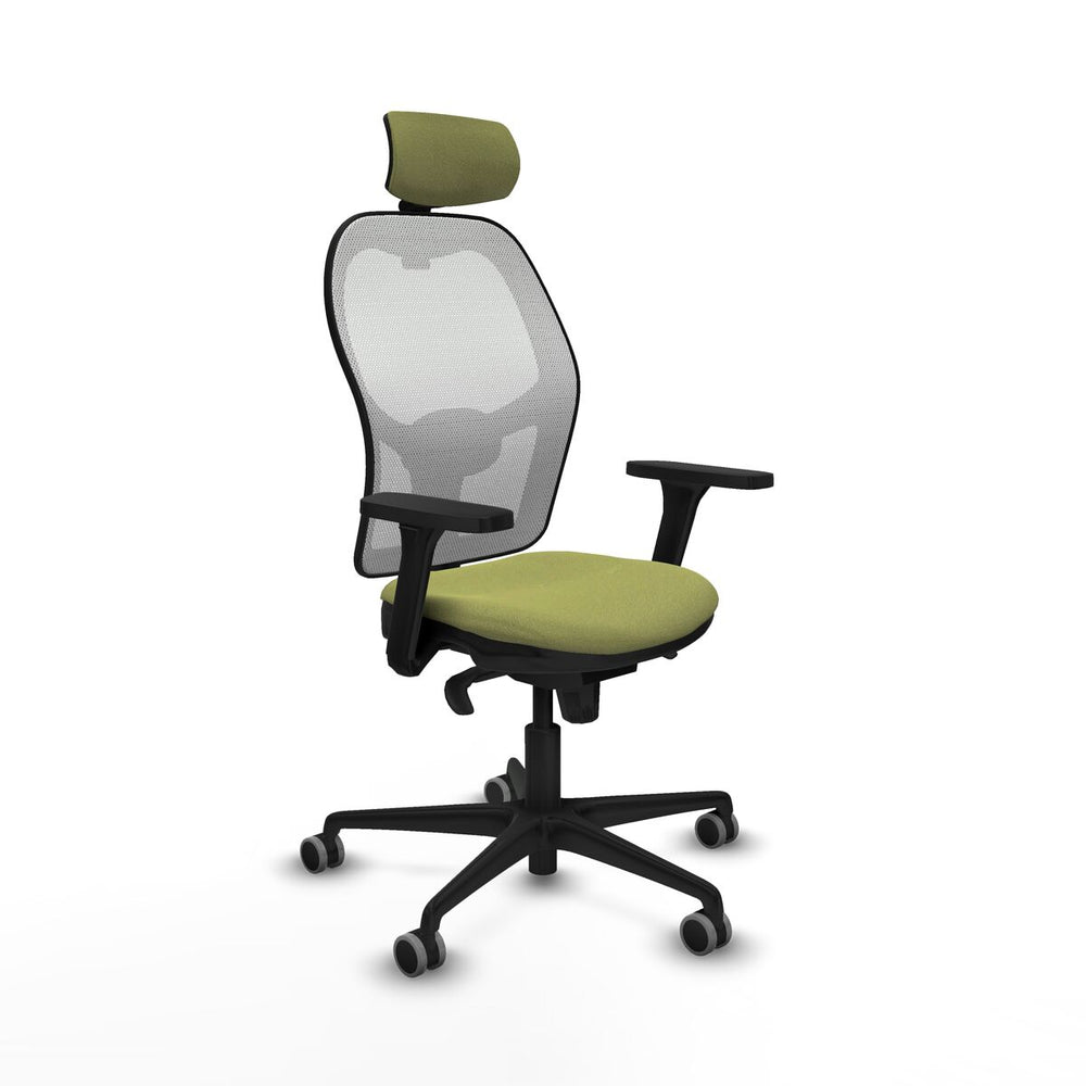 Sedia Ufficio con Poggiatesta Piqueras y Crespo 3D036G2 Verde