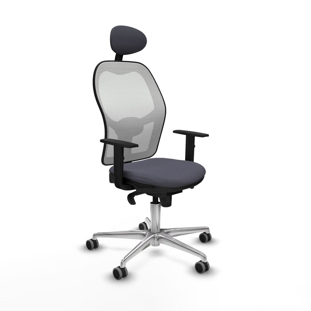 Sedia Ufficio con Poggiatesta Jorquera Piqueras y Crespo 1D086G1 Grigio scuro