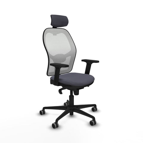 Sedia Ufficio con Poggiatesta Piqueras y Crespo 2D036G2 Grigio scuro