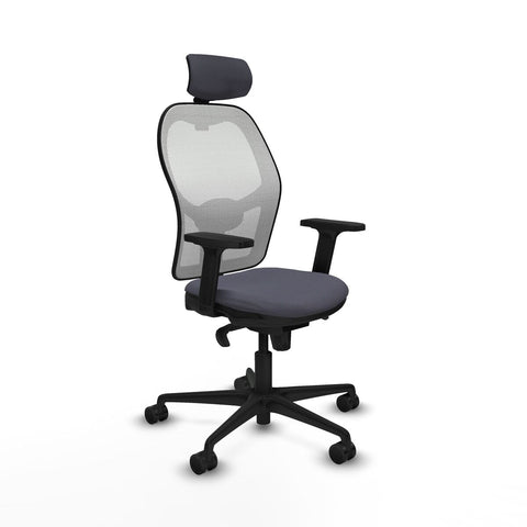 Office Chair with Headrest Piqueras y Crespo 2D036N2 Dark grey