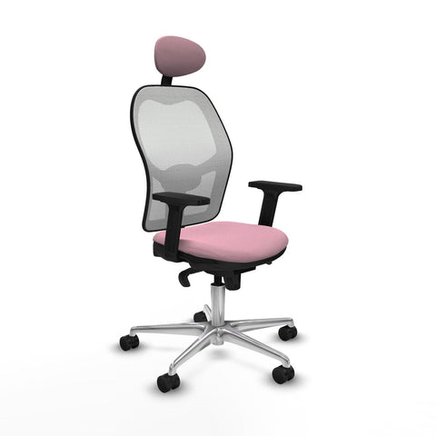 Sedia Ufficio con Poggiatesta Piqueras y Crespo 2D086N1 Rosa