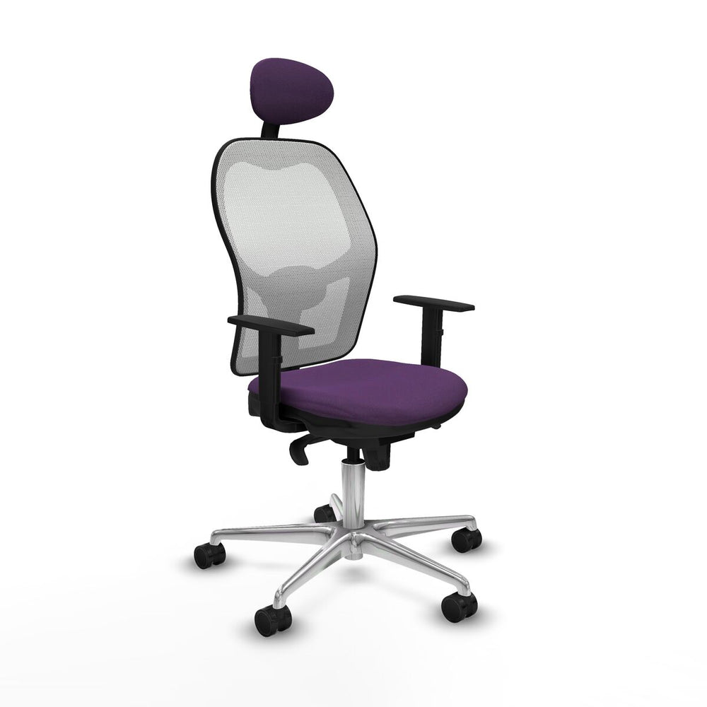 Sedia Ufficio con Poggiatesta Jorquera Piqueras y Crespo 1D086N1 Viola
