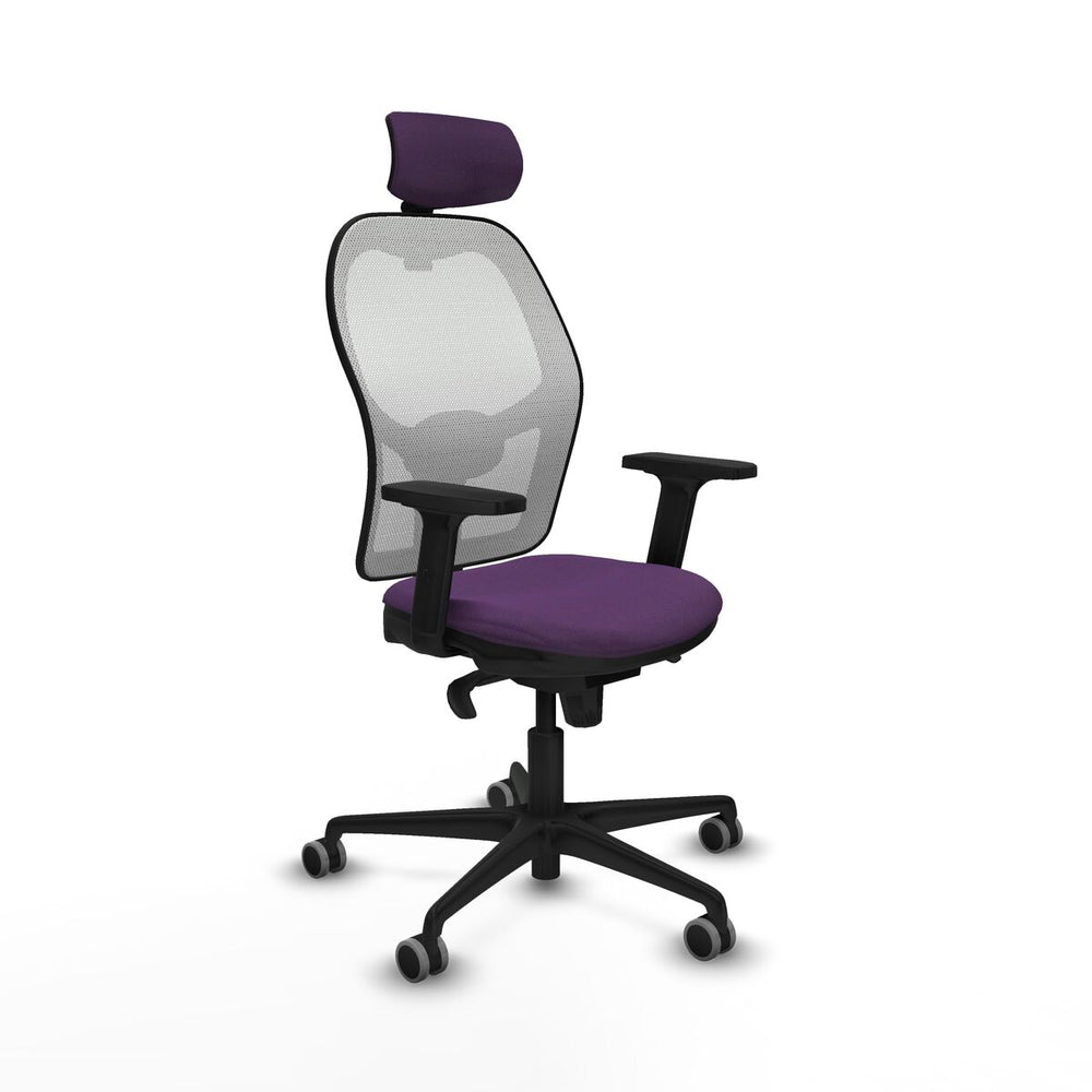 Sedia Ufficio con Poggiatesta Piqueras y Crespo 2D036G2 Viola