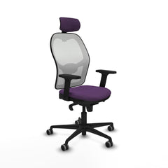 Sedia Ufficio con Poggiatesta Piqueras y Crespo 2D036G2 Viola